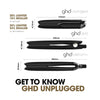 GHD Unplugged White travel cordless straightener