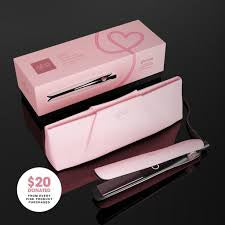 NEW GHD Gold Straightener Dusted Pink Breast Cancer